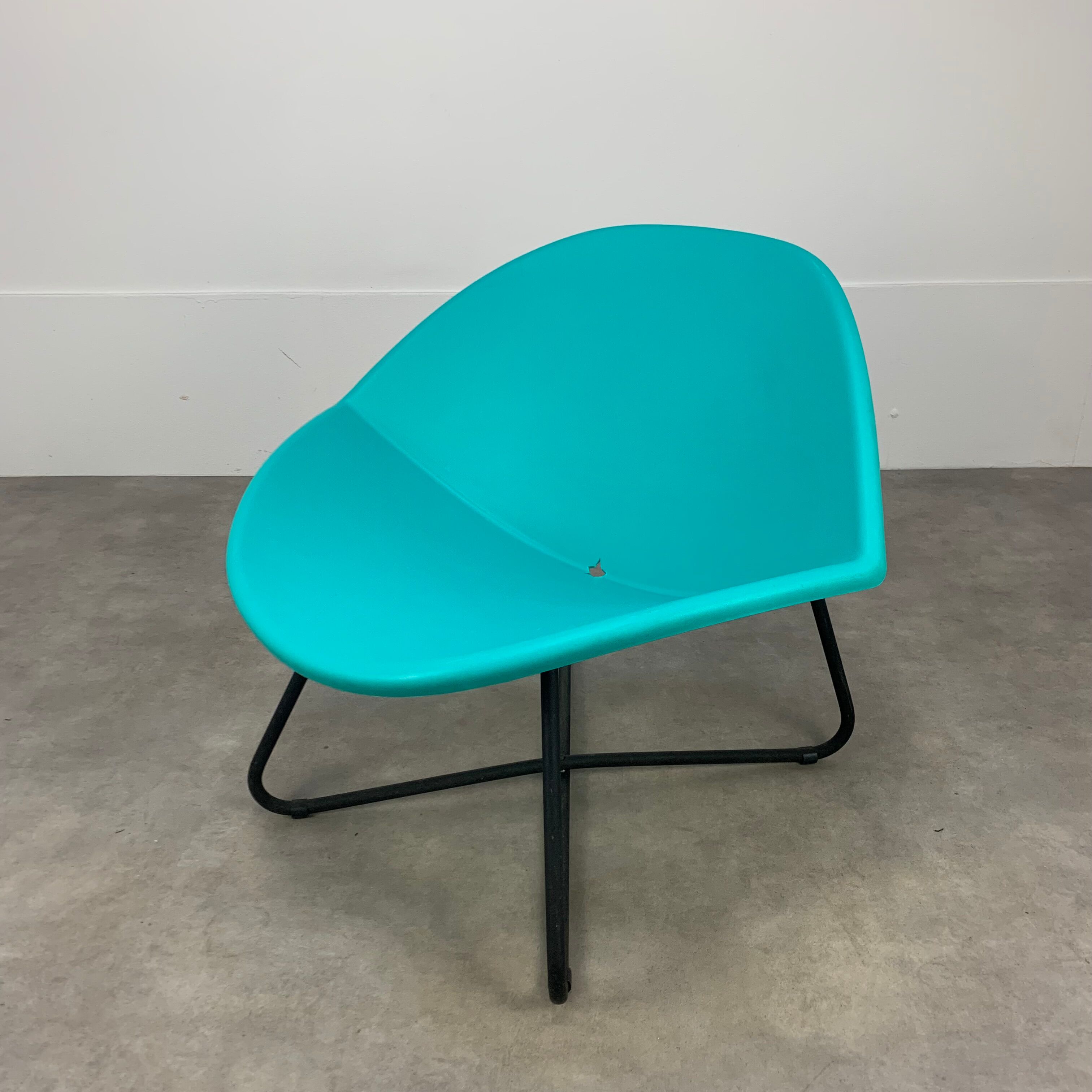 Armchair Niels Gammelgaard model Lips for Ikea blue, green