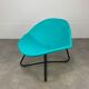 Fauteuil de Niels Gammelgaard modèle Lips pour Ikea bleu, vert