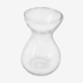 Hyacinth vase or glass hydroculture vase