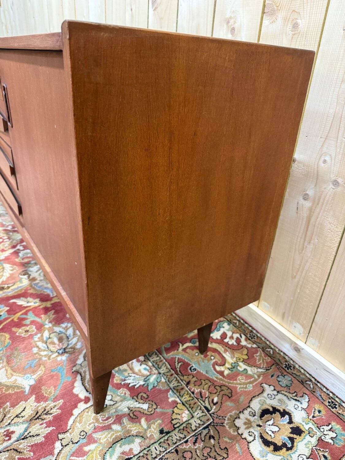 Enfilade scandinave de style danois en teck massif et placage, années 1960