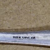 Large baroque silver metal pie shovel