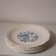 Set of 6 plates Digoin and Sarrguemines, Touraine model