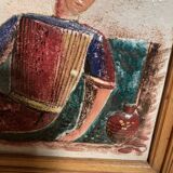 Modernist wood and ceramics sideboard of the 1950s