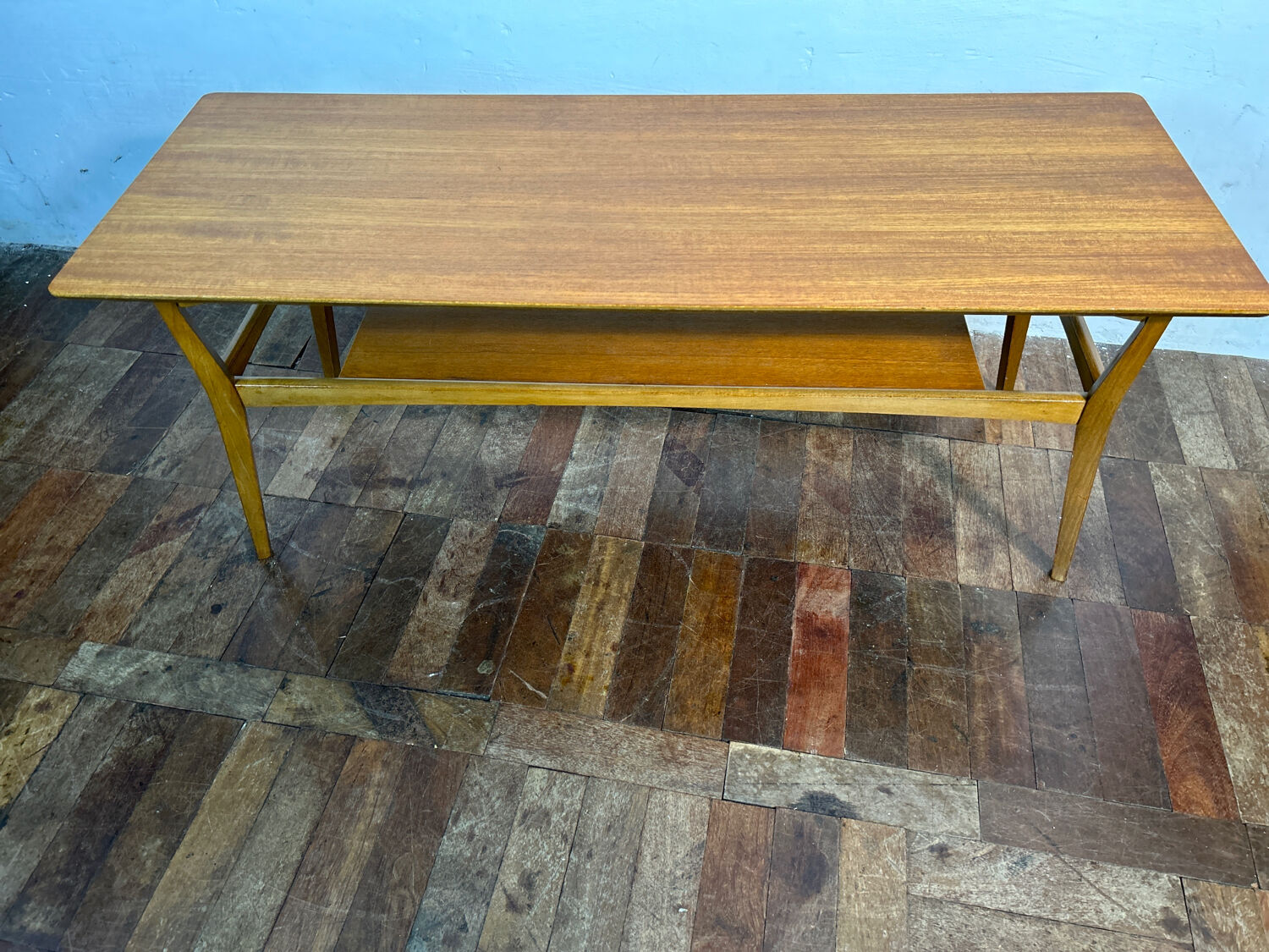 Mid Century Retro Vintage Teak Salon Table 1960