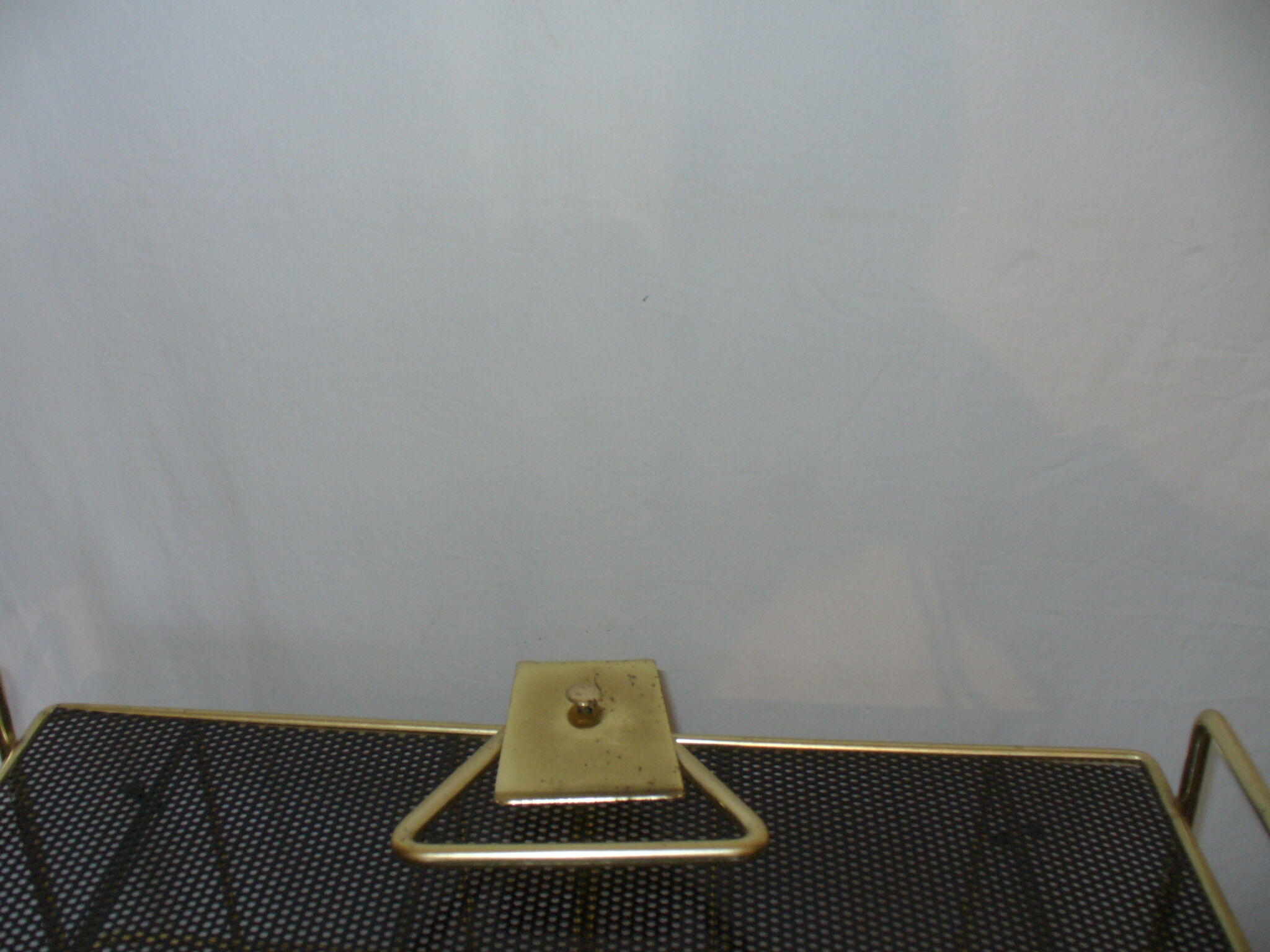Table roulante porte vinyle, électrophone des années 50