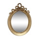 Oval mirror in gilded wood 93x73cm