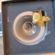 Daum France sculpted crystal bowl – Floral decoration in crystal paste