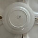 8 flat plates L’Amandinoise French earthenware 1940s/50s