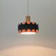 Mid Century Ceiling Light from VEB Metalldrücker Halle, Germany, 1960s