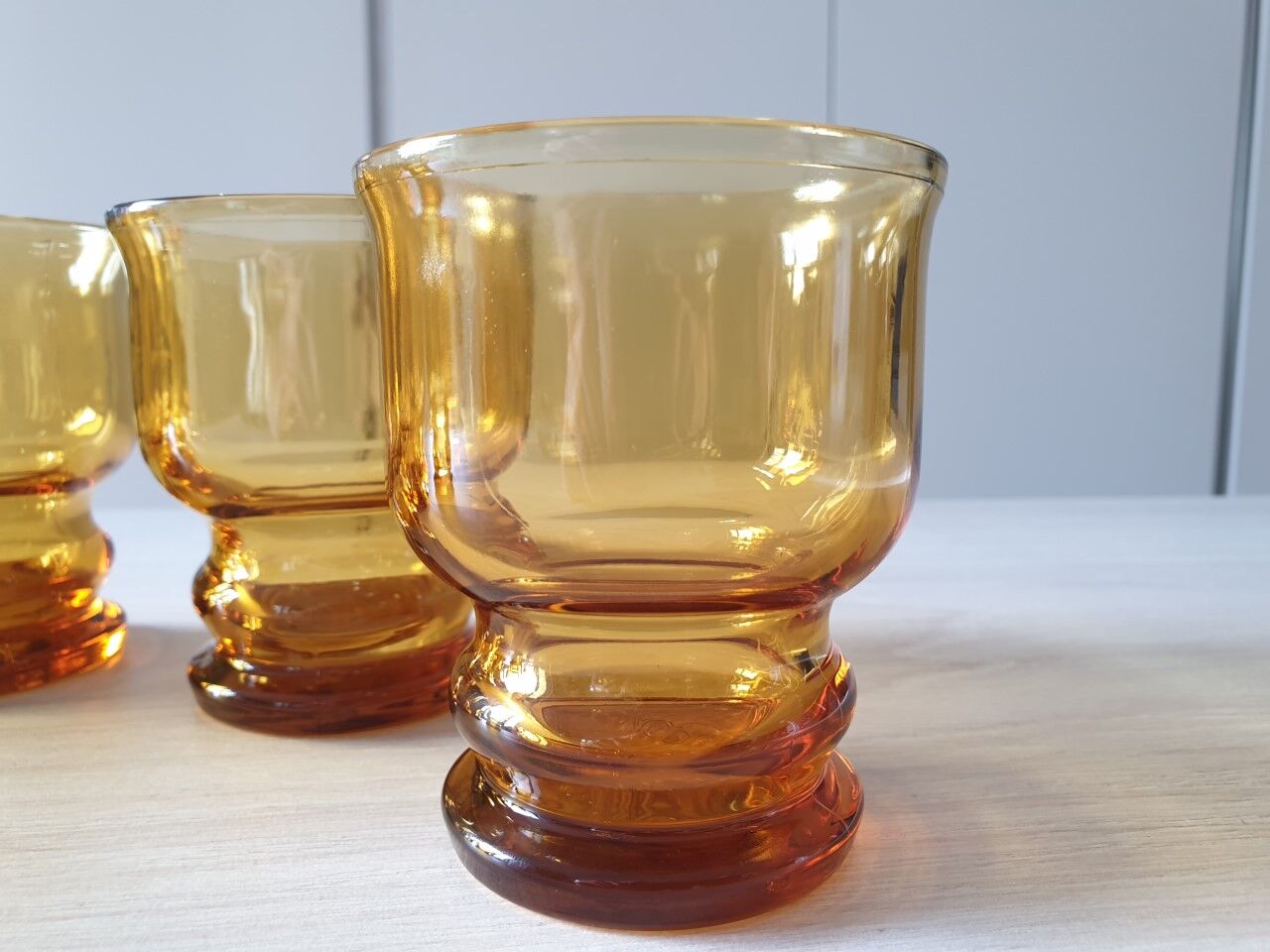 Set of 5 vintage glasses