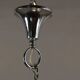 Suspension vintage des années 1960 en verre et métal, Italie