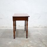 Vintage wooden desk side table