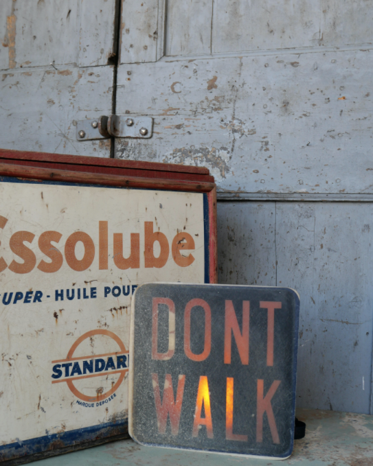 Fire plate don't walk in fiberglass