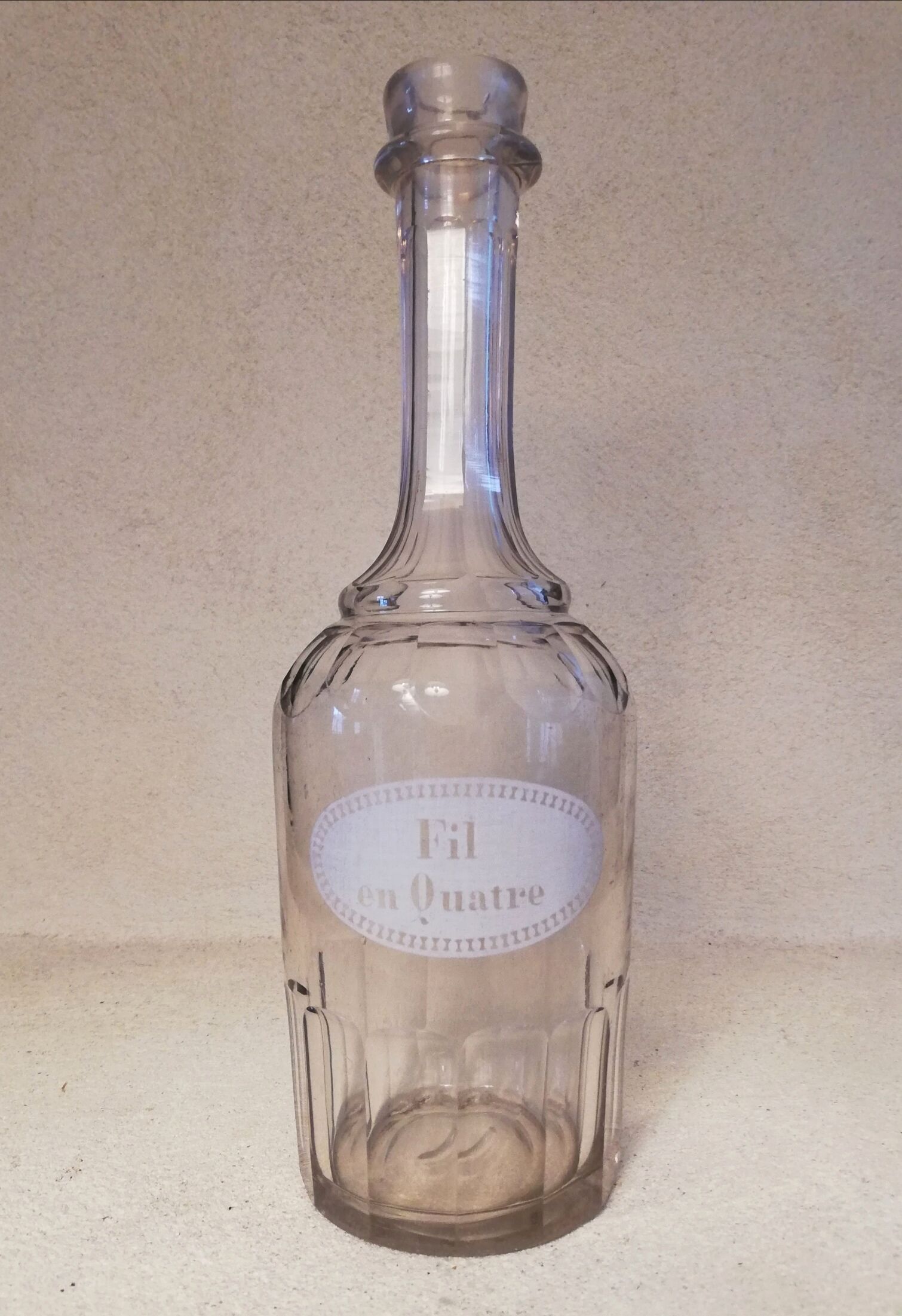 Crystal decanter early 20th century
