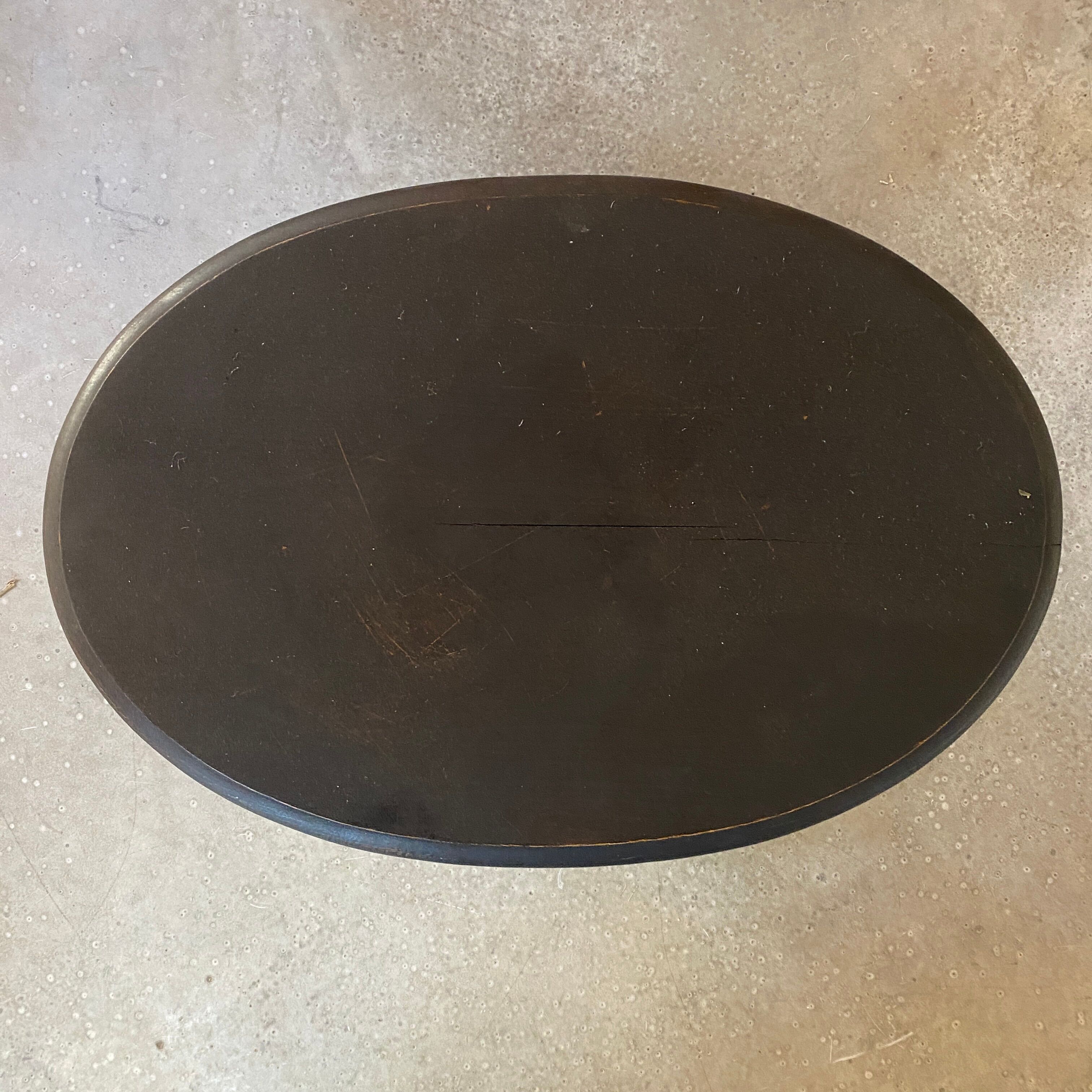 Gueridon double plateaux annees 50