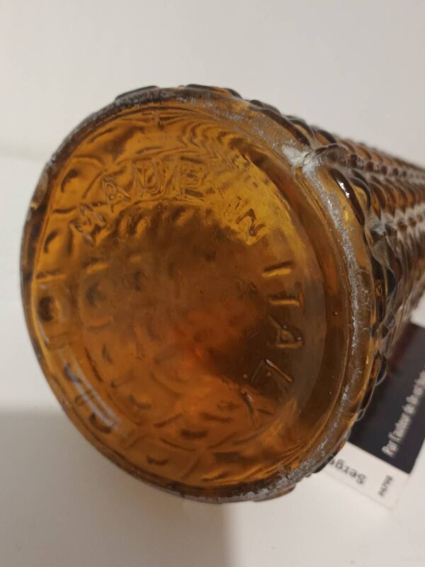 Carafe ambrée Italie Vintage
