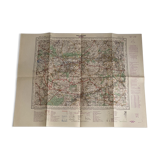 Map Maubeuge - Mons 1956