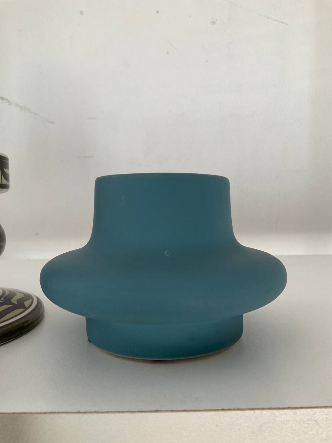 Trio of vintage ceramic candlesticks from the 70s