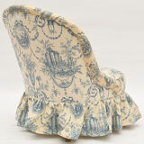 Toad armchair and its ottoman