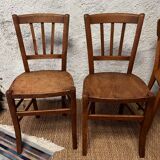 4 vintage bistro chairs