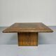 Table basse bois marqueterie design scandinave rolf middel et lindum
