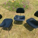 Lot de 3 chaises Vitra Plywood DCM Charles Eames