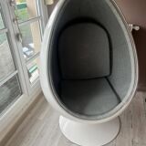 White egg chair