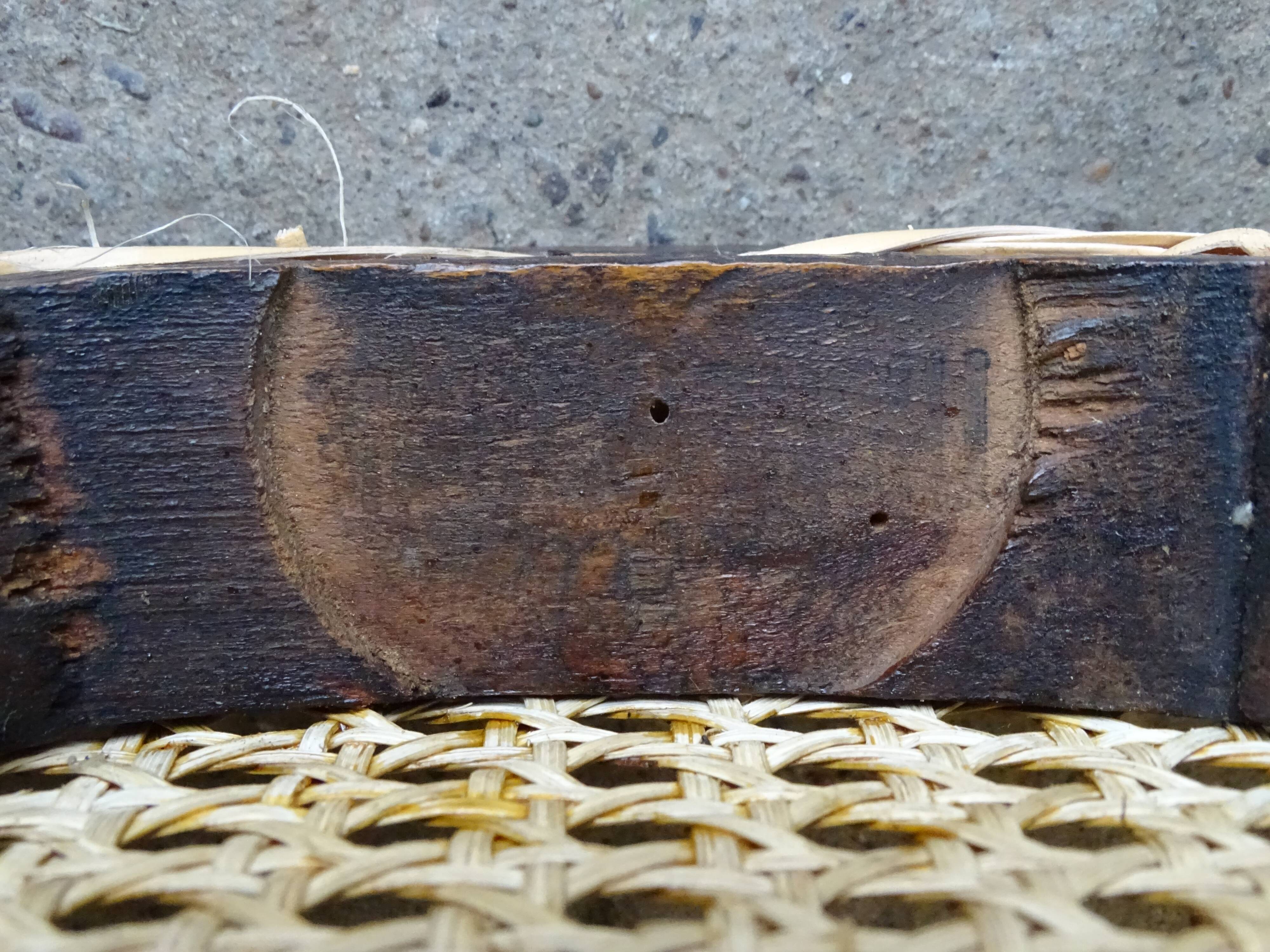 Piano stool by Thonet 1910, perfect caning