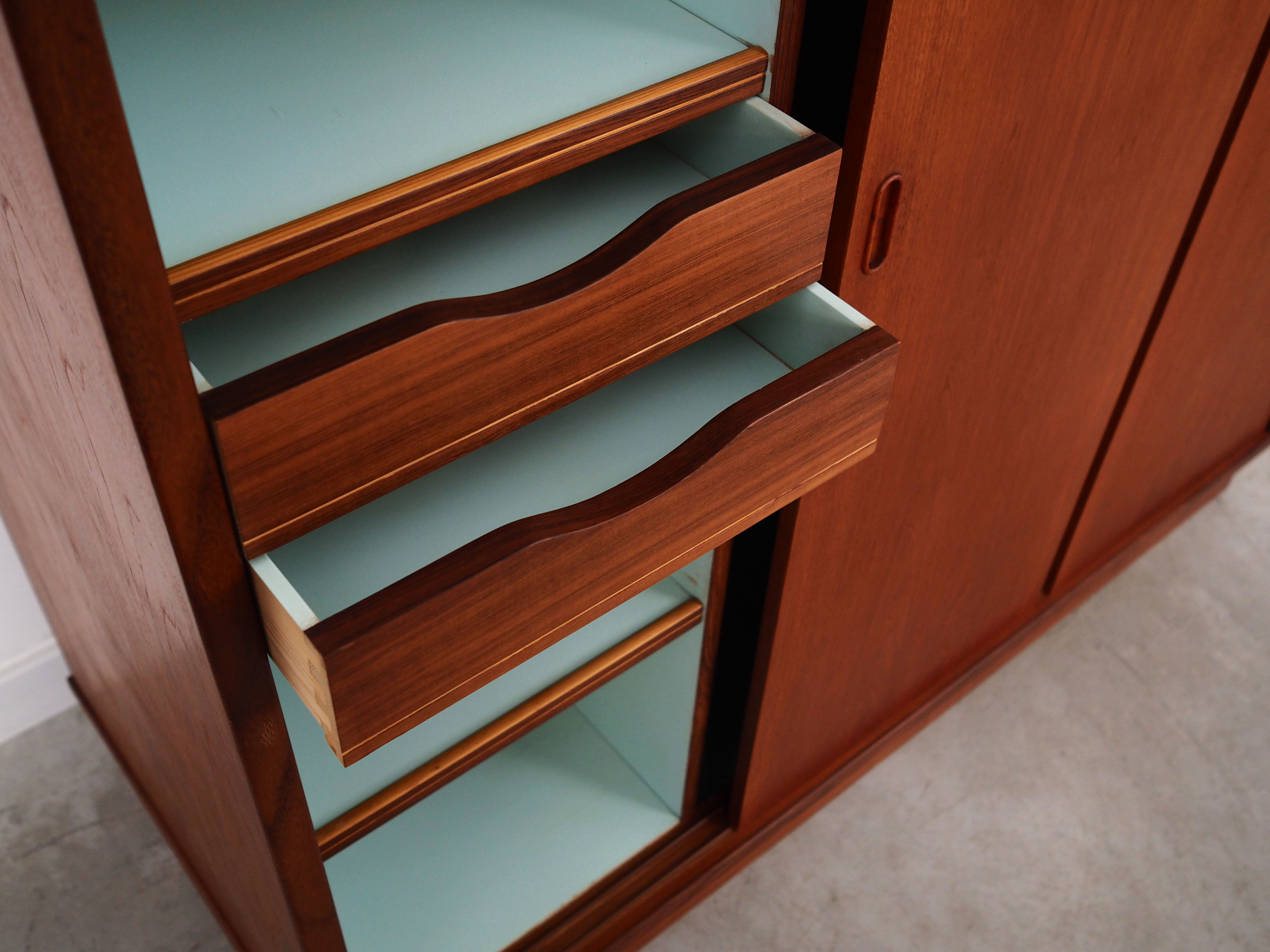 Teak wardrobe, Danish design, 1970s, production: Denmark