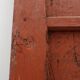 Large 17th century Monastery doors in terracotta lacquered oak, Portugal