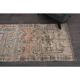 1970s Turkish Oushak Handmade Wool Cotton Orange Runner Rug 91x291