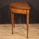 1930s Louis XVI style demilune gaming table