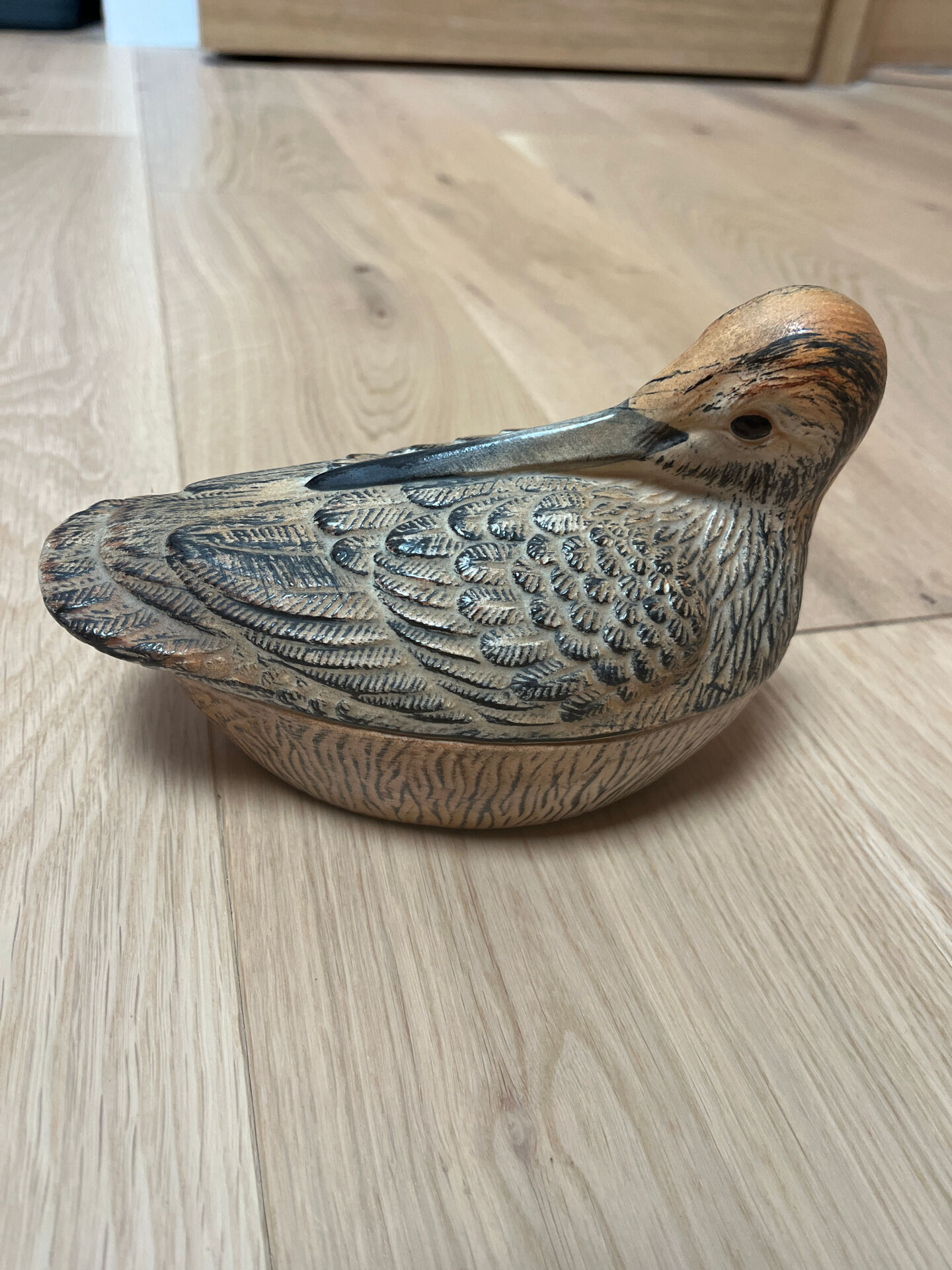 Ceramic terrine woodcock - Michel Caugant