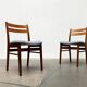 Set of chairs with a minimalist pattern, 1960s