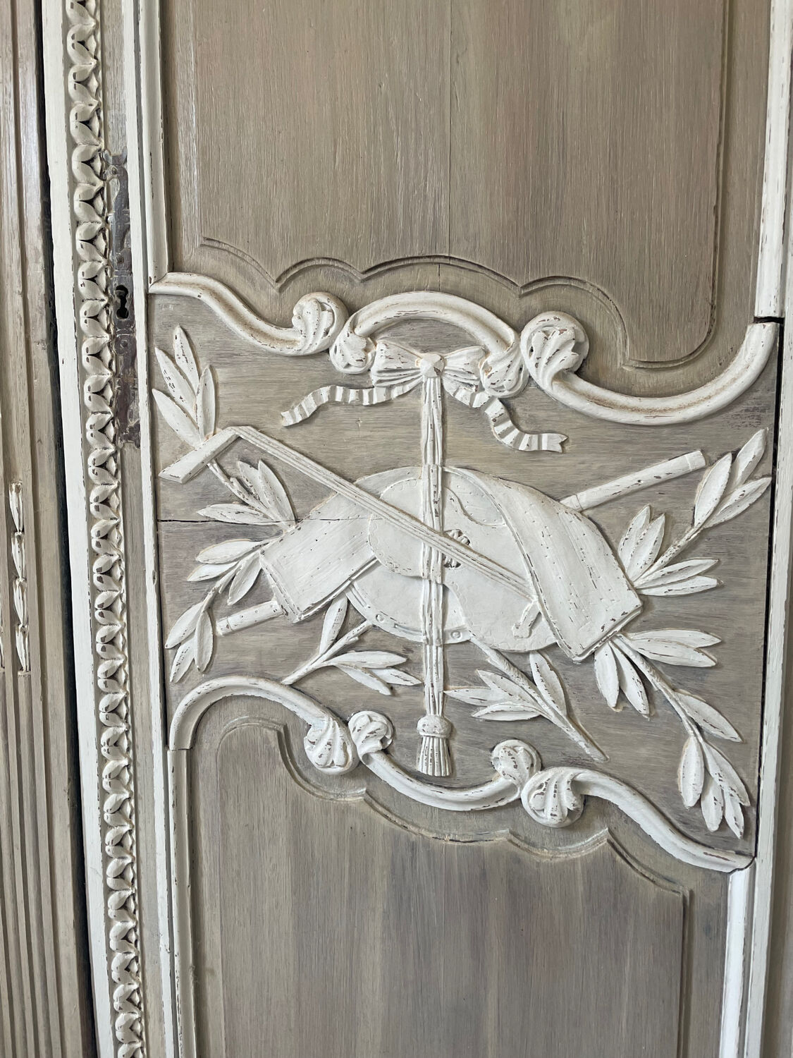 Pair of patinated doors