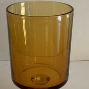 8 orange-yellow glasses Luminarc France