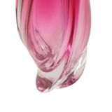 Petit Vase Violet Val Saint Lambert Design René Delvenne 20cm