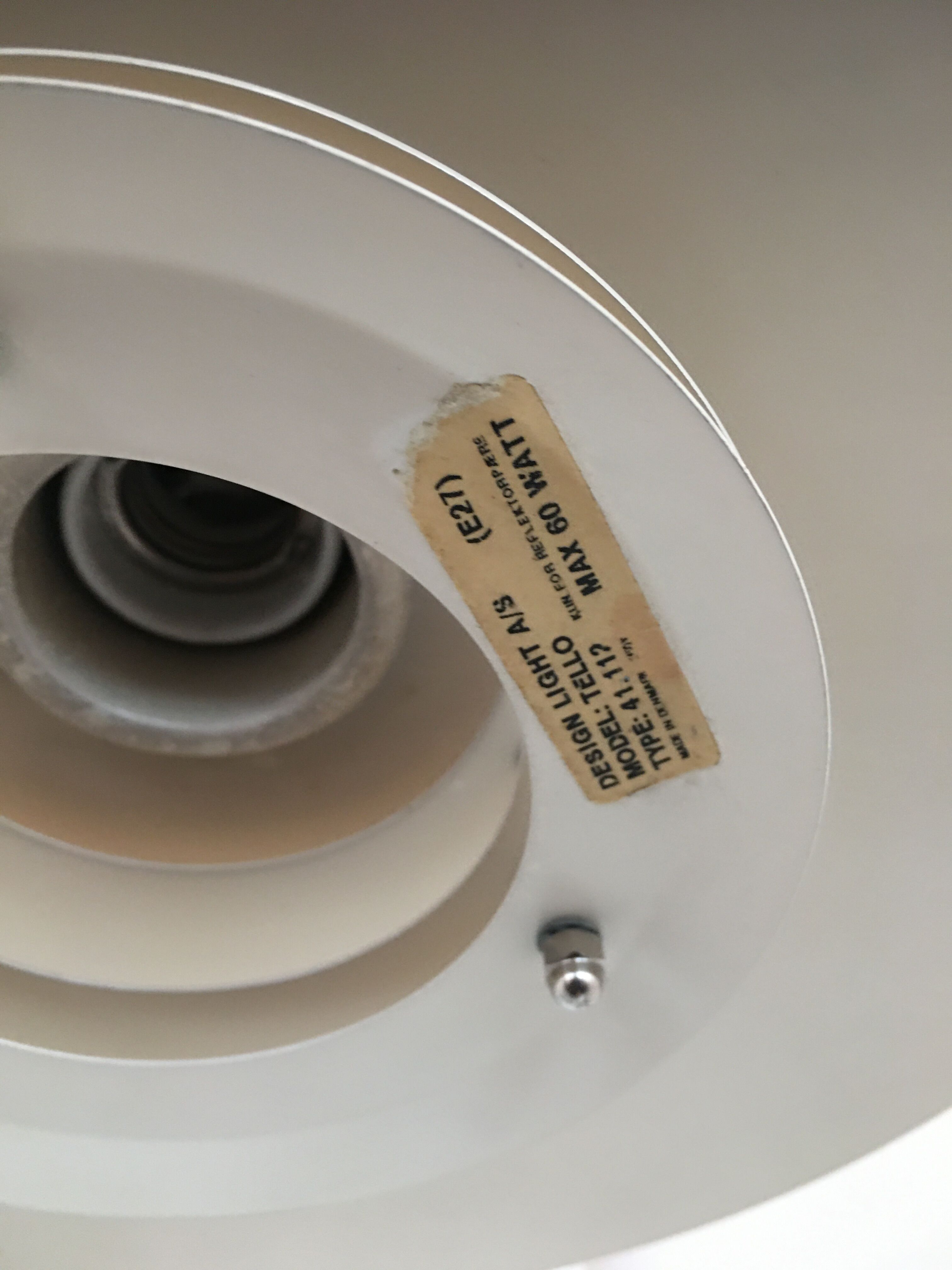 Design-Light pendant lamp , Denmark 1970