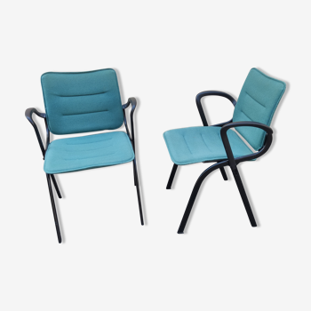 Pair of comforto design armchairs