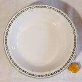 Service 7 pieces soup, dishes, saucer and ravine Sarreguemines Model Nobilis