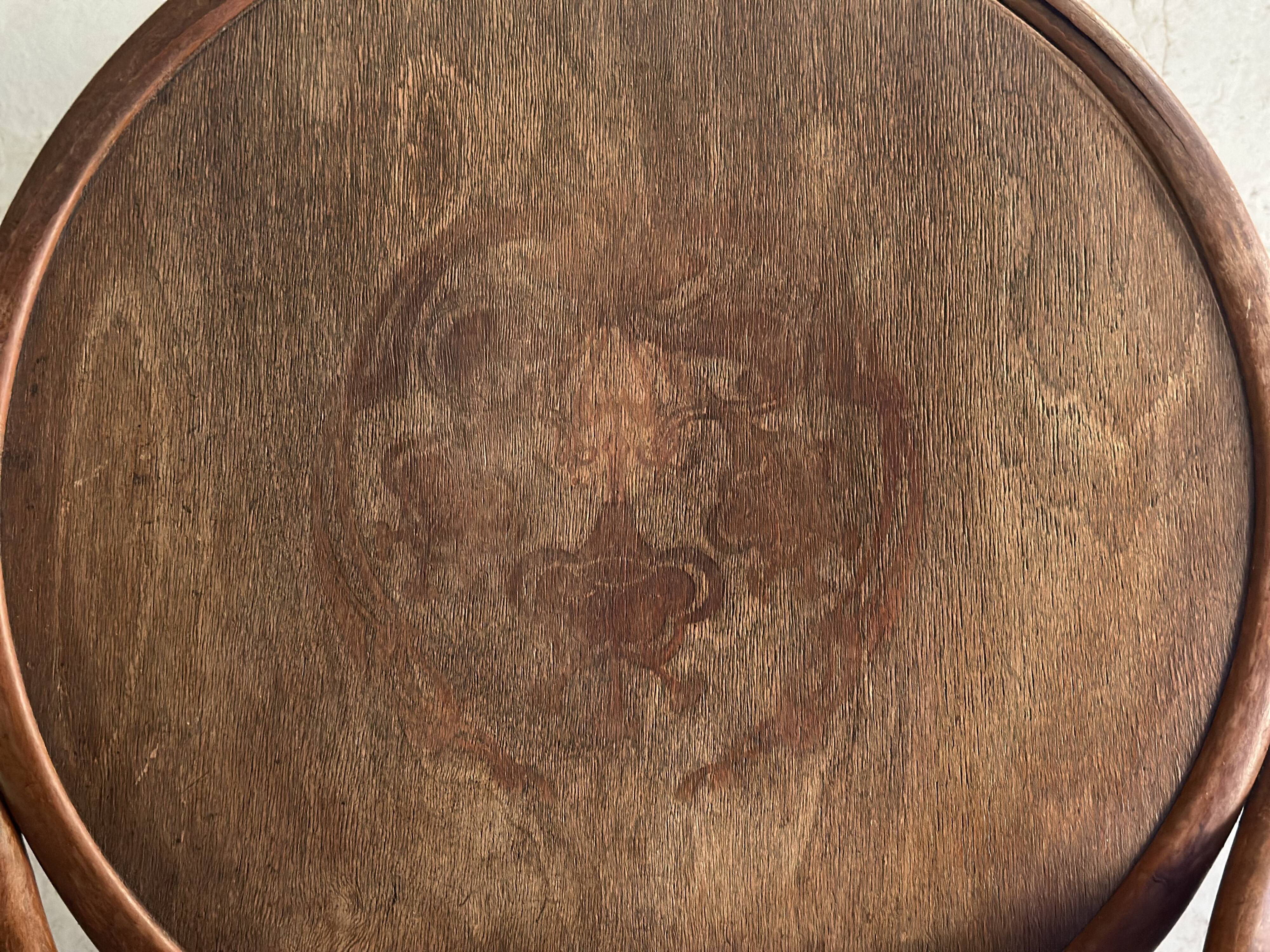 Beech armchair J&J Kohn