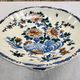 Compotier fruit cutters on pedestal Gien rooster and peonies 1938 1960