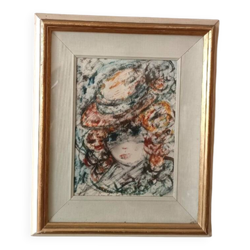 Painting on watercolor paper face, GUIDO CODOGNONE (1901-1968)