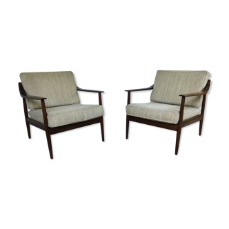 Paire fauteuils Knoll Antimott Wilhelm années 60