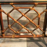 Vintage rattan desk
