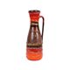 Fat lava vase Carstens west germany red orange drip glaze 6013-30