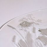Decorative glass plate, Wiesengrund, Germany, 33 x 1cm