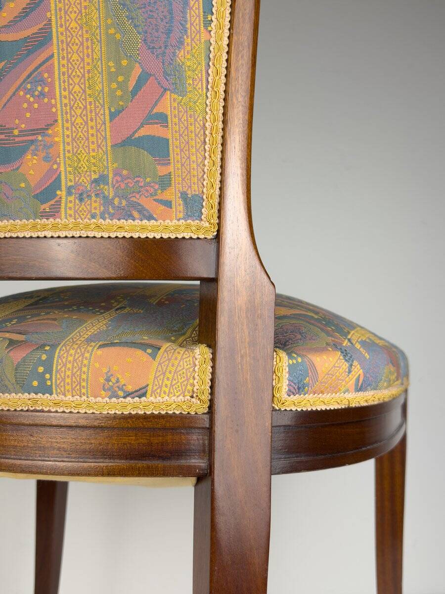 Vintage dining chairs, Italy, 1950s, set of 4