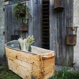 Baignoire bois et zinc