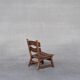 Chaise en bois basse